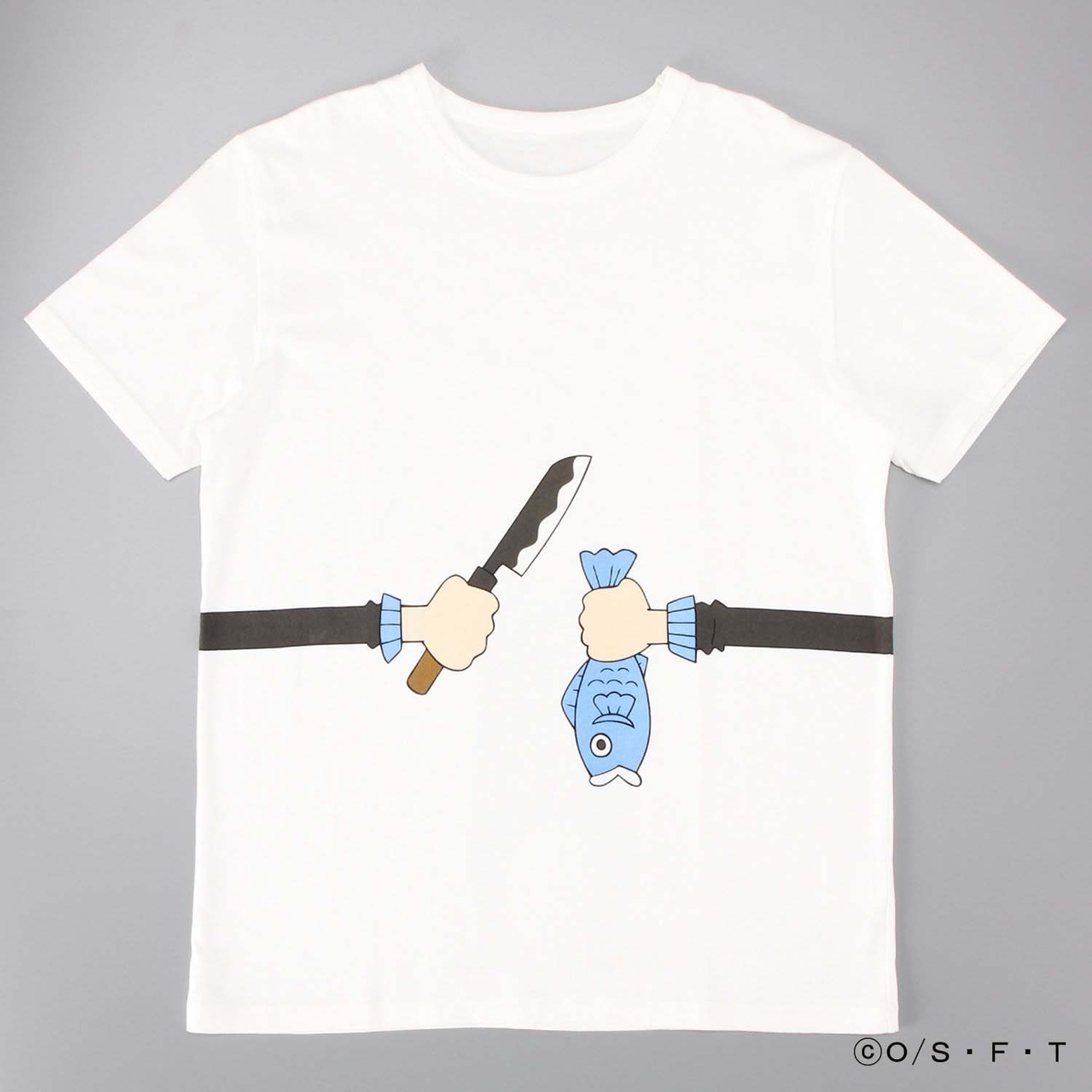 「ONE PIECE」と「つながるTシャツ」のコラボアイテム（大人用）。