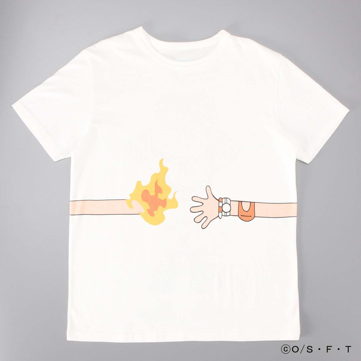 「ONE PIECE」と「つながるTシャツ」のコラボアイテム（大人用）。