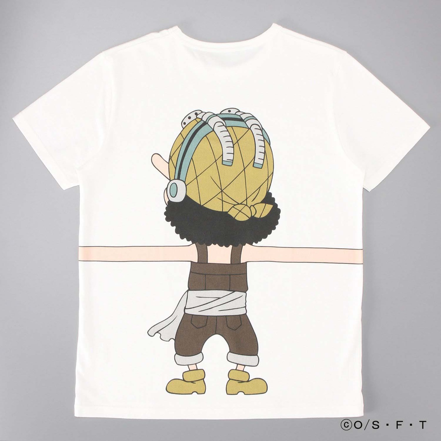 「ONE PIECE」と「つながるTシャツ」のコラボアイテム（大人用）。