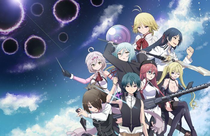 スマートフォン向けゲームアプリ「トリニティセブン -夢幻図書館と第7の太陽-」メインビジュアル