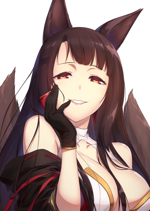 TVアニメ「アズールレーン」ティザービジュアルより、赤城。