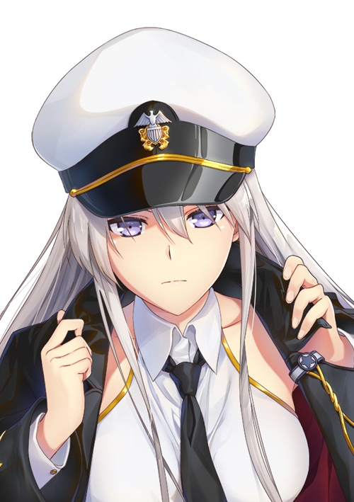 TVアニメ「アズールレーン」ティザービジュアルより、エンタープライズ。