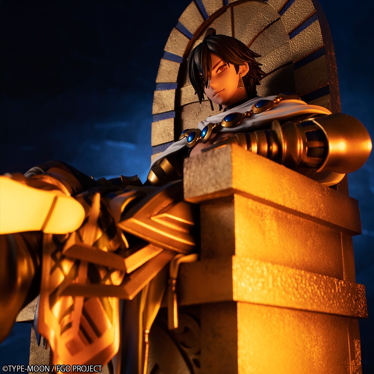 Fate/Grand Order」黄金の玉座に鎮座するオジマンディアスを1/8