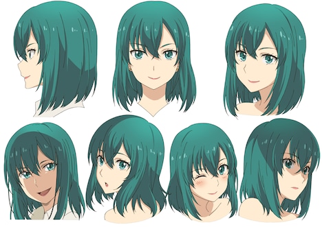 朝倉香織（CV：前田玲奈）のキャラクタービジュアル・表情集。