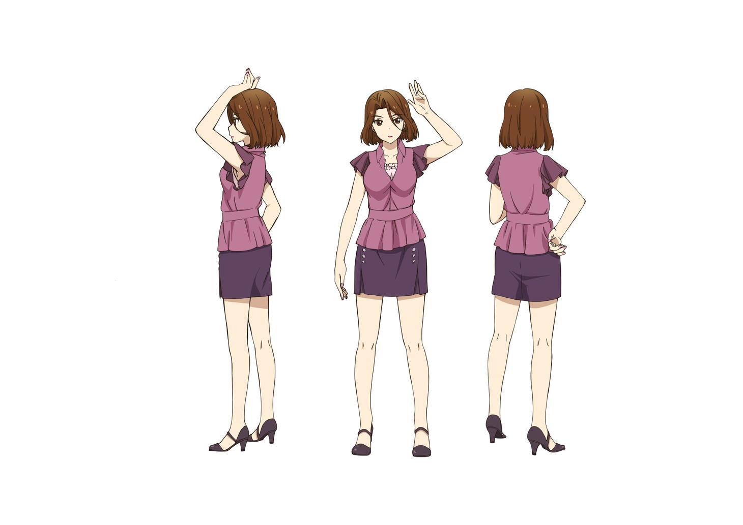 一条美月（CV：大西沙織）のキャラクタービジュアル・全身。