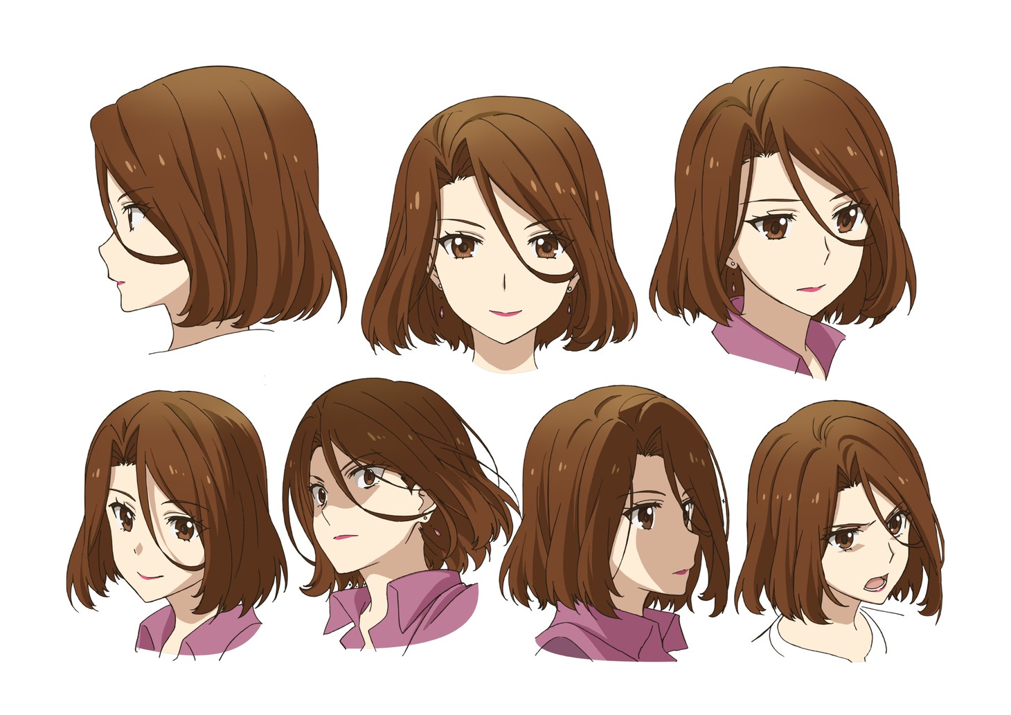 一条美月（CV：大西沙織）のキャラクタービジュアル・表情集。