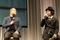 左から平松岳史、上町裕介。