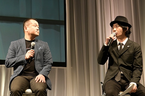 左から平松岳史、上町裕介。