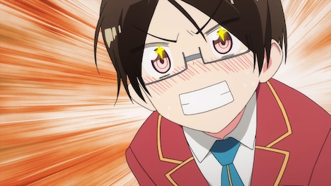 アニメ「ぼくたちは勉強ができない」第1話の先行カット。