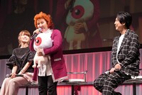 左から藤井ゆきよ、野沢雅子、神谷浩史。