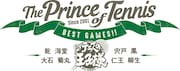 「テニスの王子様 BEST GAMES!! 乾・海堂 vs 宍戸・鳳/大石・菊丸 vs 仁王・柳生」のロゴ。