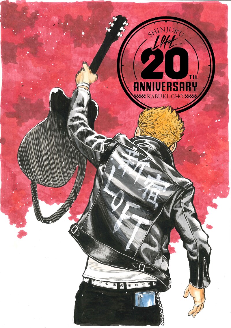 新宿LOFT歌舞伎町移転20周年のメインビジュアル。