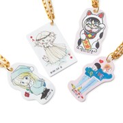 「A4サイズのファイルが入るチャーム付きトートバッグ」チャーム