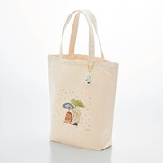 「A4サイズのファイルが入るチャーム付きトートバッグ」萩岩睦美モデル