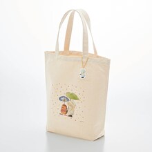 「A4サイズのファイルが入るチャーム付きトートバッグ」萩岩睦美モデル