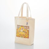 「A4サイズのファイルが入るチャーム付きトートバッグ」岡田あ～みんモデル