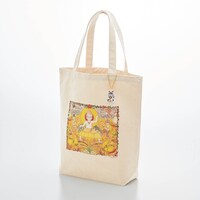 「A4サイズのファイルが入るチャーム付きトートバッグ」岡田あ～みんモデル