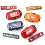 「4点ロックの1段お弁当箱＆コンビセット」