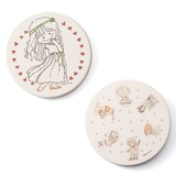 「吸水性のあるセラミックコースター2柄セット」陸奥A子モデル