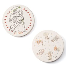 「吸水性のあるセラミックコースター2柄セット」陸奥A子モデル