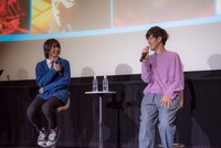 左から影山茂夫役の伊藤節生、霊幻新隆役の櫻井孝宏。