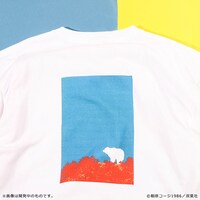 「かってにシロクマ バックプリントTシャツ」
