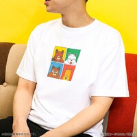 「かってにシロクマ Tシャツ」の着用例。