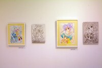 「チェンジ・アンド・チャレンジ」のコーナーより、秋本治が描いた「魔法の天使 クリィミーマミ」のイラスト