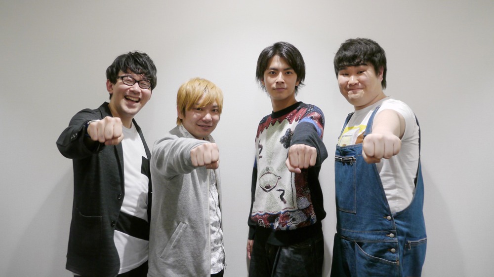 左から小野友樹、米内佑希、中尾暢樹、小平大智。
