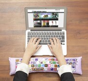 「PCクッション どらごんぼーるぜっと 理想の上司フリーザ」の使用イメージ。