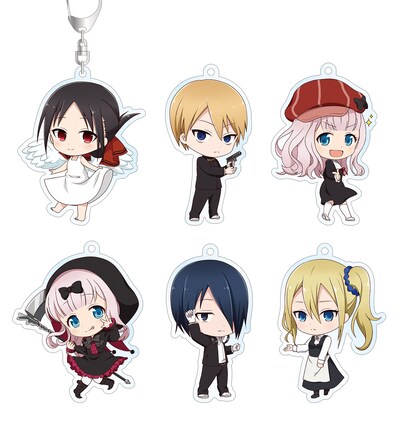 「ちびキャライラスト トレーディングアクリルキーホルダー」