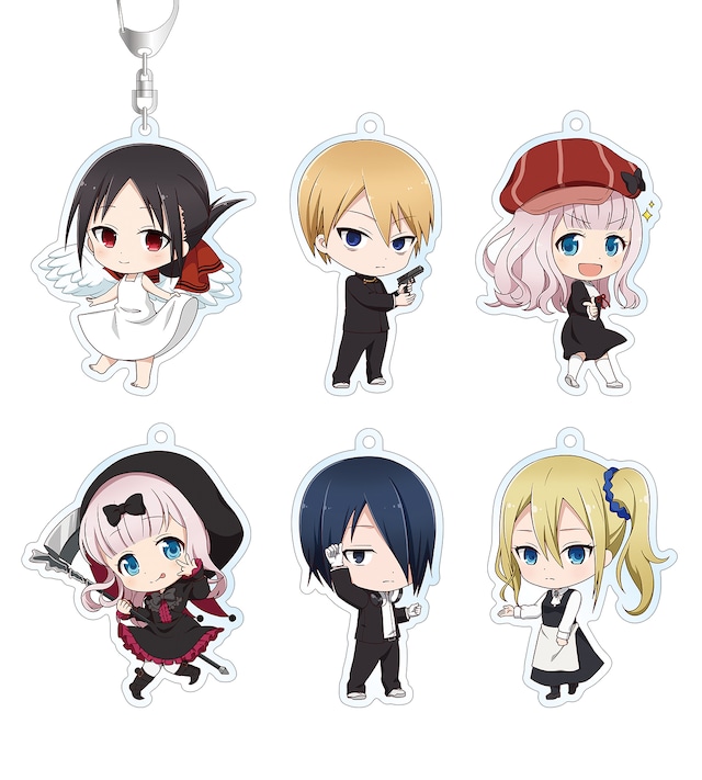 「ちびキャライラスト トレーディングアクリルキーホルダー」