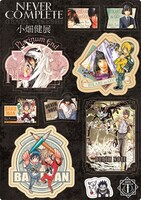 特典セット券に付属するマグネット。(c)ほったゆみ・小畑健/集英社 (c)大場つぐみ・小畑健/ 集英社