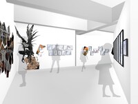 「ZONE1『Manga』」より「DEATH NOTE」の原画展示イメージ。（主催者提供）