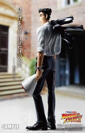 タキシード姿でバラを持つ、野原ひろしのピンナップポスターが月刊ブシロードに