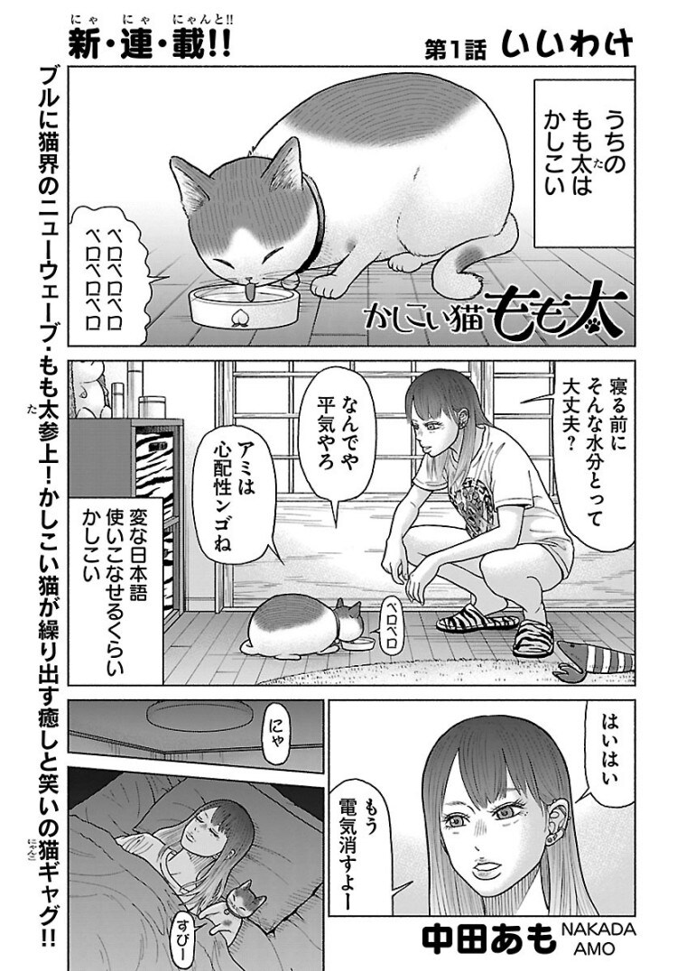 「かしこい猫もも太」言葉をしゃべれる猫＆ギャルの、笑いと癒しの毎日