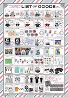 「黒執事 Black Label POP UP STORE」福岡会場の販売アイテム。