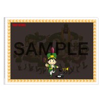 「王様ランキング×TOWER RECORDS クリアファイル」白い紙を挟むとイラストの見え方が変わる、A4サイズのクリアファイル。