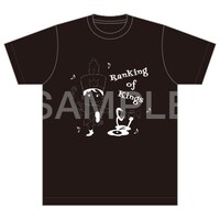 「王様ランキング×TOWER RECORDS Tシャツ 黒」