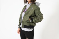 リヴァイモデルのアウター使用例。