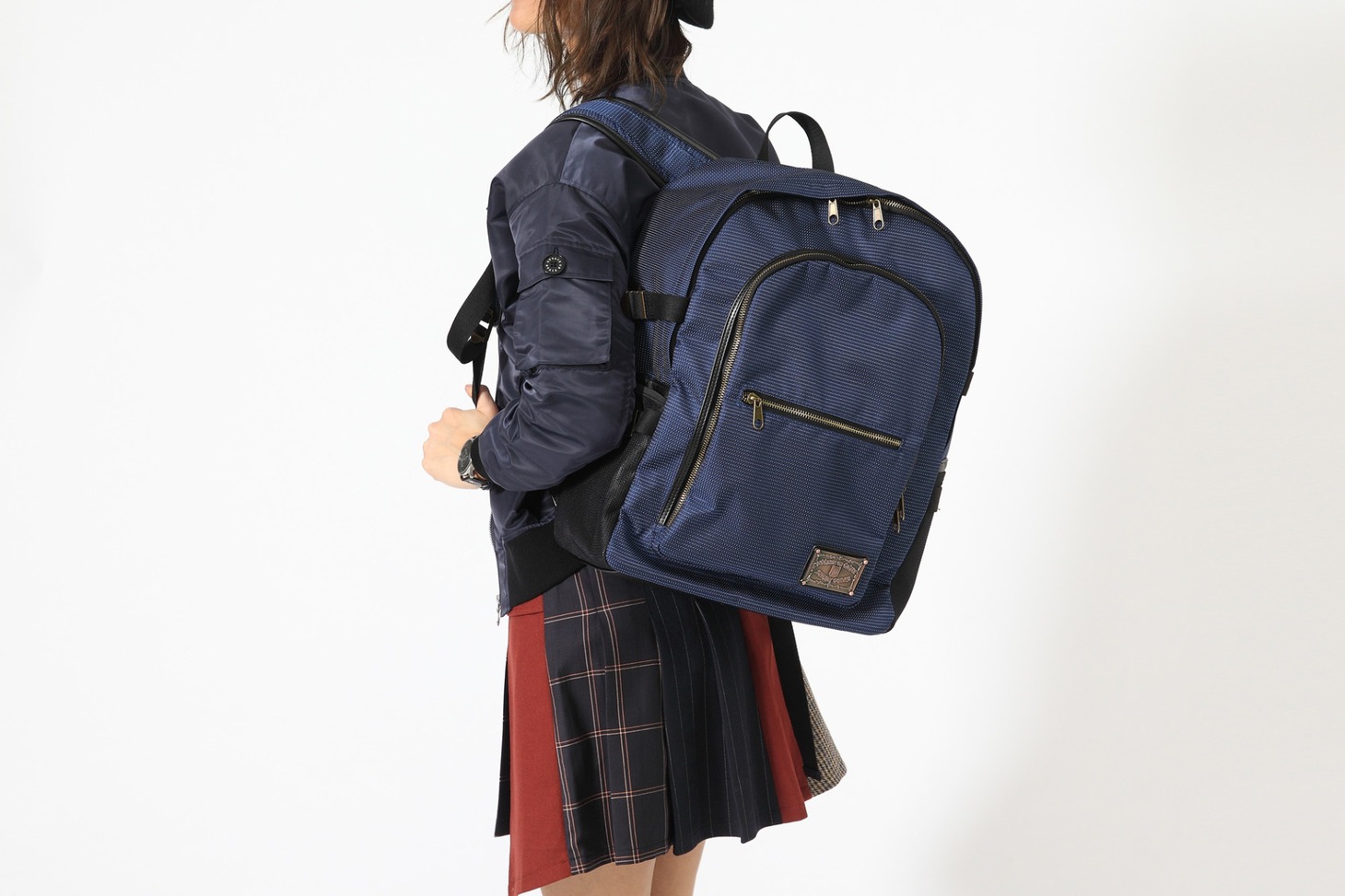 エレンモデルのバックパック使用例。