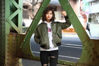 リヴァイモデルのアウター使用例。