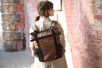 エルヴィンモデルのバックパック使用例。