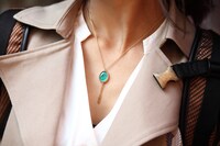 エルヴィンモデルのネックレス使用例。