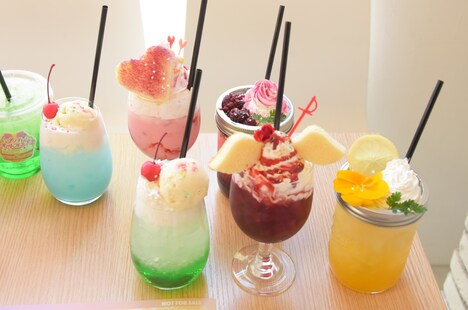 期間によってラインナップが変わるスペシャルドリンク。