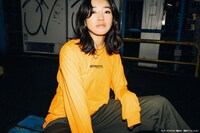 「ドラゴンボール Romantic L/S」の着用イメージ。