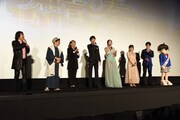 「名探偵コナン 紺青の拳」の公開記念舞台挨拶の様子。