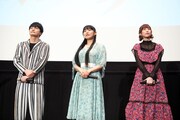 「コードギアス 復活のルルーシュ」舞台挨拶の様子。