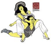 広く。のイラスト。