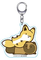 「タヌキとキツネ」アクリルキーホルダー（10P）(c)ATAMOTO/Frontier Works Inc.